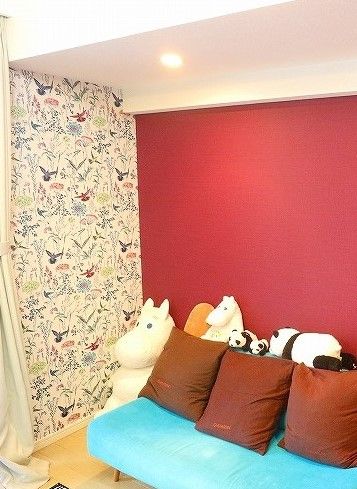 柄クロスで個性的に